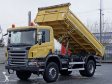 Scania three-way side tipper truck
