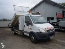 Iveco three-way side tipper truck