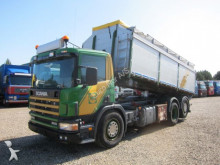 Scania three-way side tipper truck