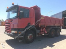 used three-way side tipper truck