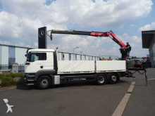 camião MAN TGA 26.400 6x2 Baustoffpritsche Kran Fassi F130