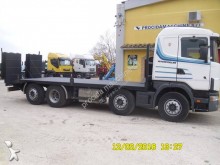 Scania heavy equipment transport truck