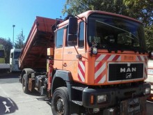 MAN three-way side tipper truck