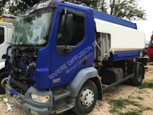 damaged oil/fuel tanker truck