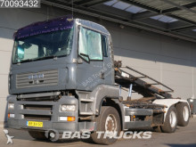 damaged container truck