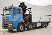 MAN flatbed truck