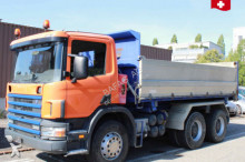 used three-way side tipper truck