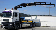 MAN flatbed truck