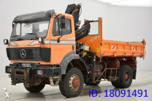 Mercedes three-way side tipper truck