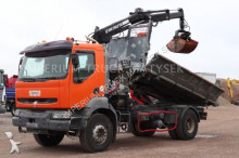 ciężarówka Renault KERAX 270/ 2 SIDED TIPPER / CRANE HIAB 085/BORTM