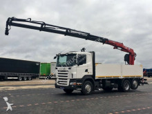 ciężarówka Scania R 360 / 6X2 / CRANE HMF 2220 / SADDLE /ROTATOR
