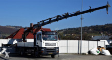 MAN flatbed truck