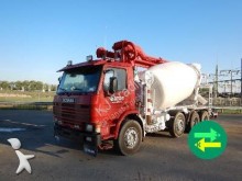 Scania concrete mixer + pump truck concrete truck