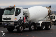 ciężarówka Renault KERAX 410/8X4/CEMENTMIXER 9M3 / LIEBHERR/MANUAL