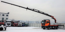 MAN flatbed truck