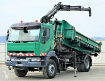 camión Renault Kerax 270dci Abrollkipper 4,40 m+KranTopzustand!