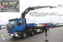 Scania 114G P114/380 8x2 Pritsche Kran Hiab 550 55m/to. LKW