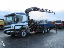 camião estrado / caixa aberta Scania