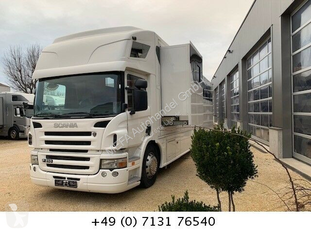Vedere le foto Camion Scania P 320, AK Aufbau, Pop-Out, 6 Pferde +Sattelschr.