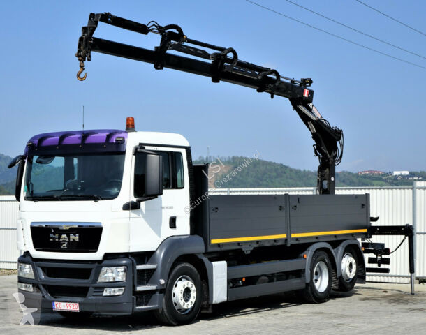 Voir les photos Camion MAN TGS 26.360 Pritsche 5,90 m+Kran/FUNK*6x2!
