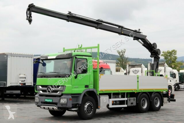 Voir les photos Camion Mercedes ACTROS 2636 / 6x4 /CRANE HIAB 144 / RADIO