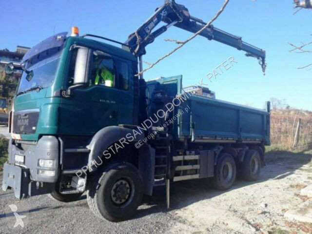 Voir les photos Camion MAN TGS 26.360 6x6 HIAB 144 BORDMATIK Kran Kipper