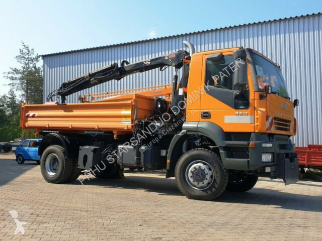 Zobaczyć zdjęcia Ciężarówka Iveco Trakker 350 4x4 HIAB 088 Winterdienst Kran