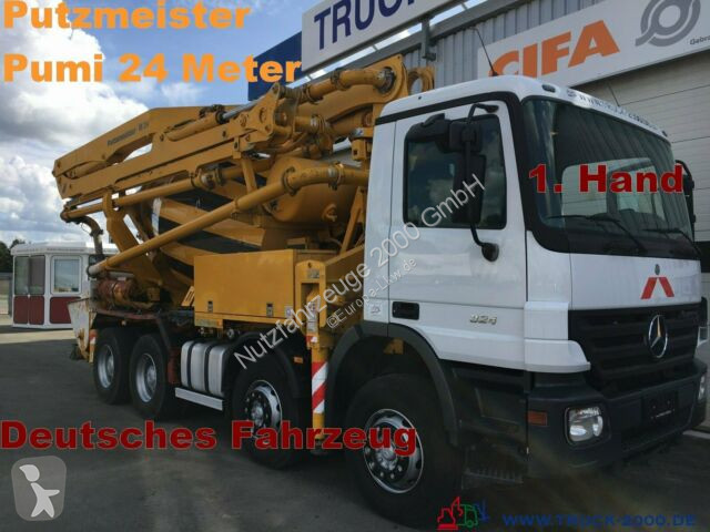 Voir les photos Camion Mercedes 3241 Putzmeister 24m Pumpe Mischer Deutscher LKW