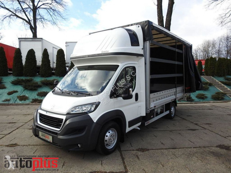 Voir les photos Camion Peugeot BOXER PLANDEKA 10 PALET KLIMA WEBASTO TEMPOMAT PNEUMATYKA LEDY 1
