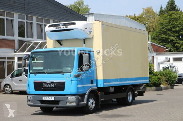 Voir les photos Camion MAN TGL 12.180 Thermo King T-600R Strom+Ladebordwand