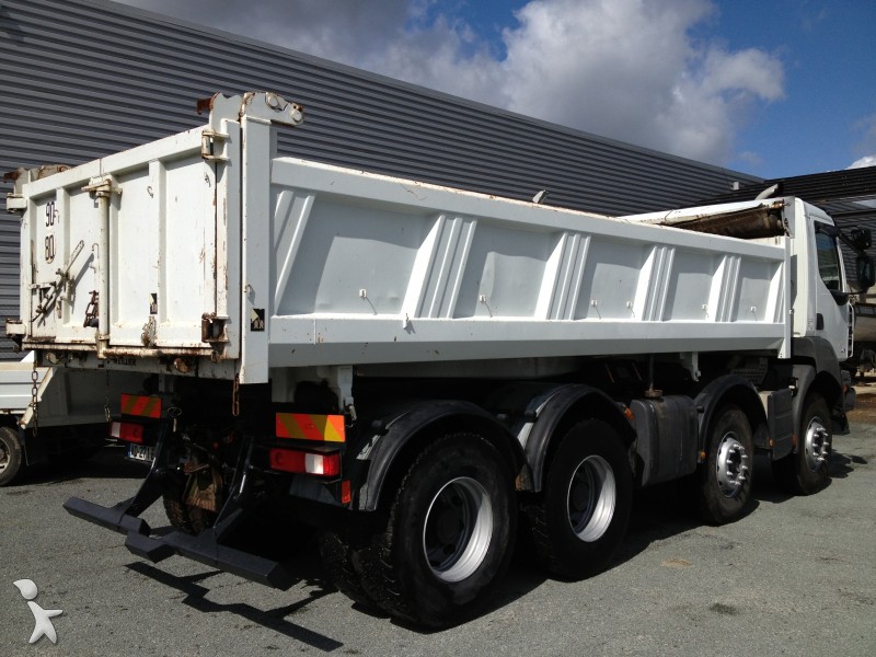 Camion Renault Bi-benne Meiller Kerax 450 DXi 8x4 Gazoil Euro 4 ...