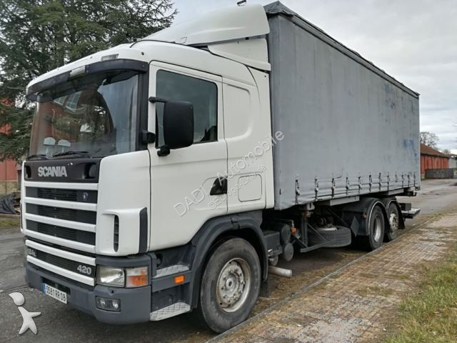 Camion Scania savoyarde R420 6x2 Gazoil hayon occasion - n°2879760
