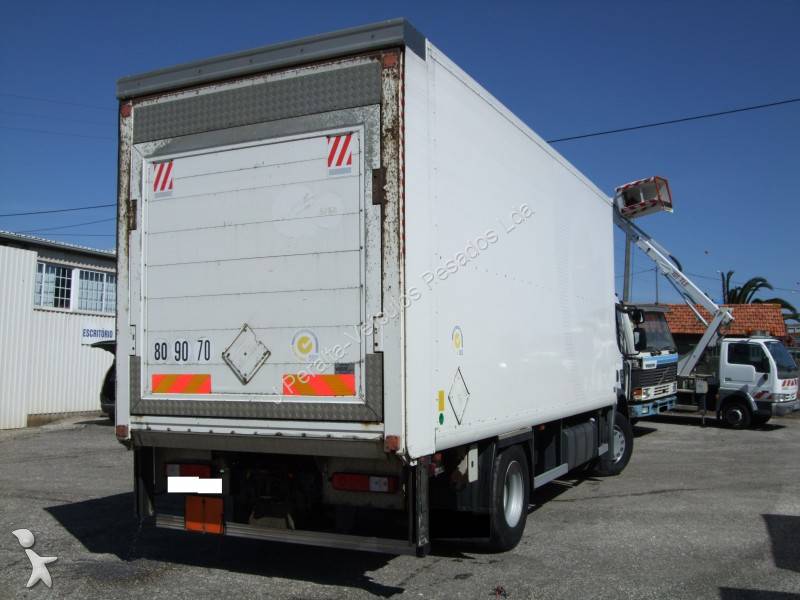 Used Renault Premium double deck box truck 320 DXI rear hatch n°738387