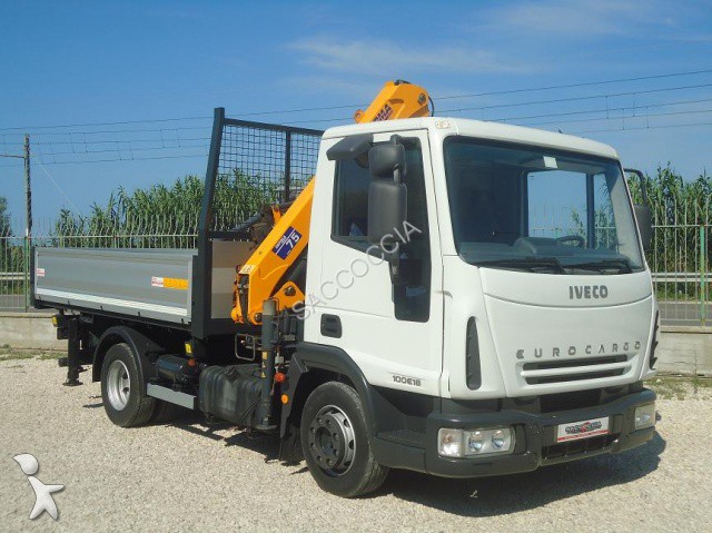 Camion Iveco Eurocargo EUROCARGO 100E18 GRU JIB CESTELLO ...