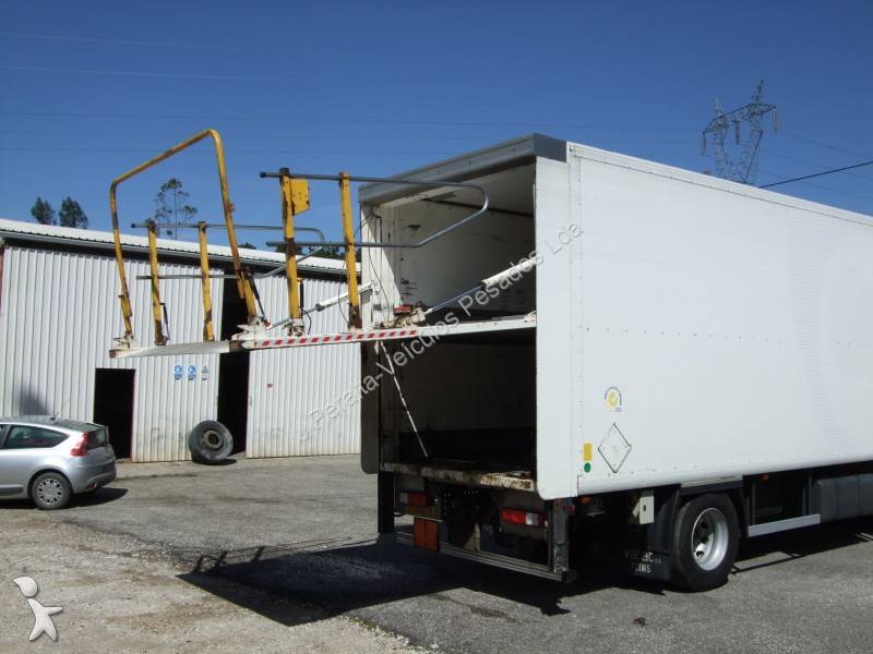 Used Renault Premium double deck box truck 320 DXI rear hatch n°738387