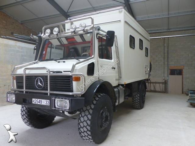 Used Unimog U1300 box truck 4x4 Diesel Euro 0 - n°1770311