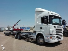 camion remorque porte containers Scania