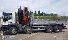 Iveco hook lift trailer truck