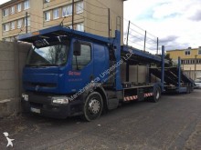 ciężarówka z przyczepą do transportu samochodów Renault