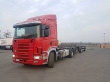used container trailer truck