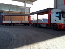 camião reboque estrado / caixa aberta porta palha Iveco