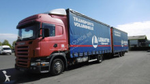 ciężarówka z przyczepą firanka Scania