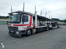camion cu remorca pentru transport autovehicule Mercedes