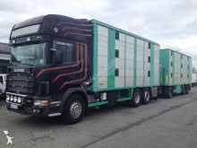 автопоезд скотовоз Scania