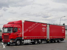 ciężarówka z przyczepą firanka Scania