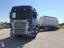 ciężarówka z przyczepą cysterna do przewozu produktów żywnościowych Scania
