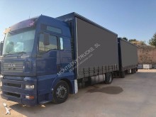 camion cu remorca cu prelata si obloane camion cu prelata culisanta si obloane MAN