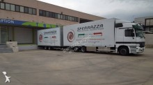 Mercedes box trailer truck