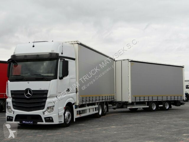 Zobaczyć zdjęcia Ciężarówka z przyczepą Mercedes ACTROS 2545/ JUMBO 120 M3/VEHICULAR/ DOPPELSTOCK