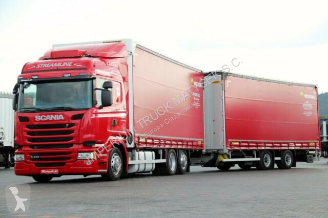 Zobaczyć zdjęcia Ciężarówka z przyczepą Scania R 410 / JUMBO 120M3 / RETARDER / EURO 6 /